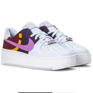 (WMNS) Nike Air Force 1 Sage Low LX 'Grey Dark Orchid' BV1976-003 size 9